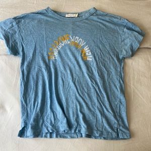 Rag & Bone Baby Blue T Shirt size XS